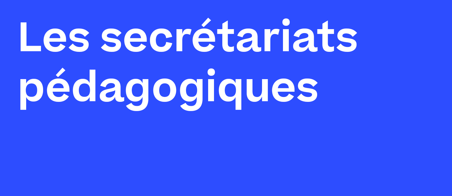 secrétariats pédagogiques flce